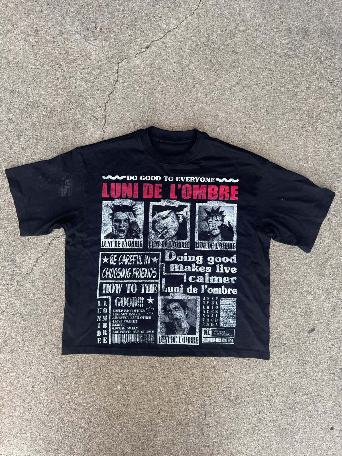 DE OMBRÉ CALM LUNI TEE