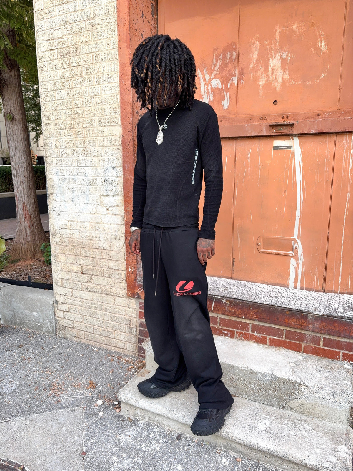 LUNI “TOO FIT” WAFFLE KNIT LONG SLEEVE