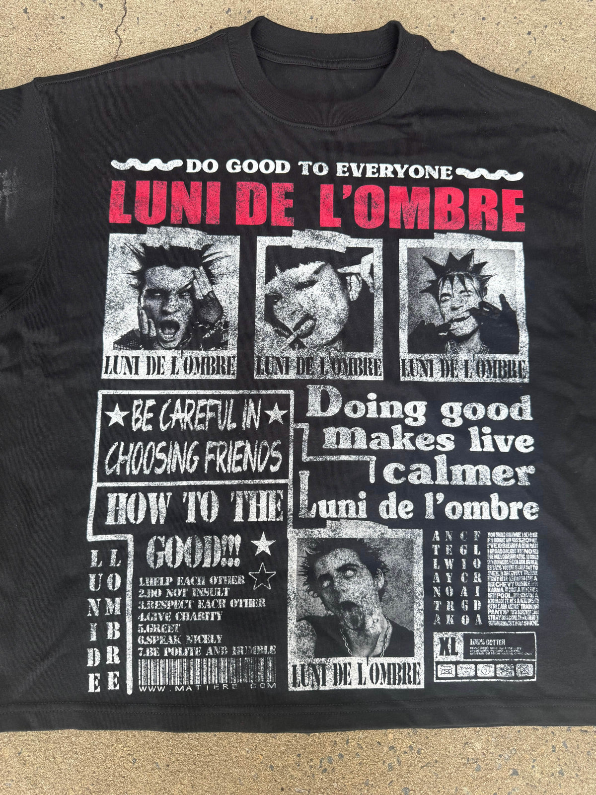 DE OMBRÉ CALM LUNI TEE