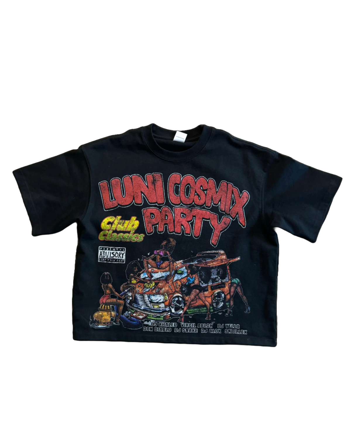 LUNI COSMIX CLUB TEES "BLACK"