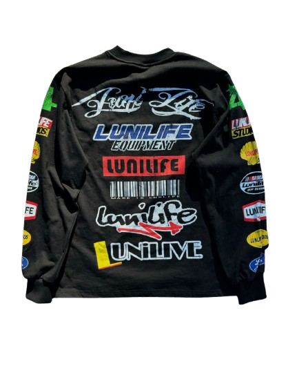 LUNIX RACER CLUB LONG SLEEVE "BLACK"