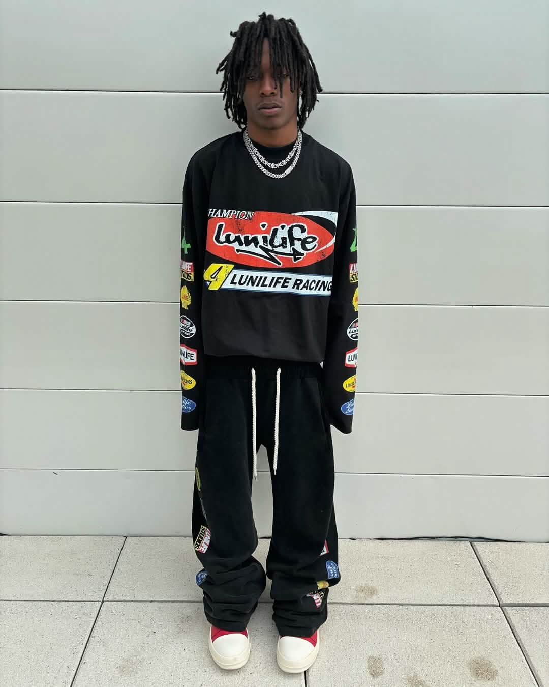 LUNIX RACER CLUB LONG SLEEVE "BLACK"