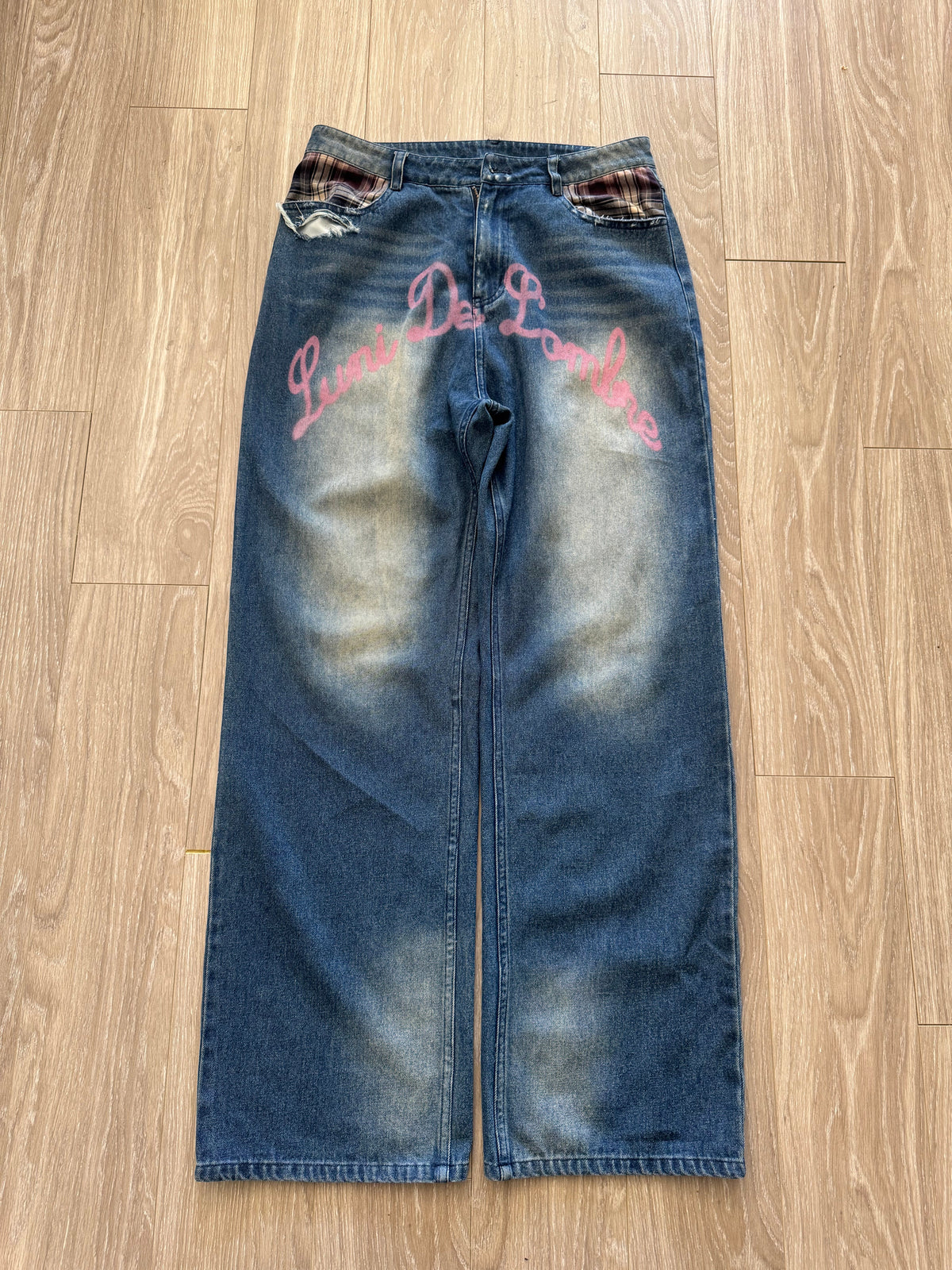 LUNI “SYN” DARK BLUE & VIOLET JEAN