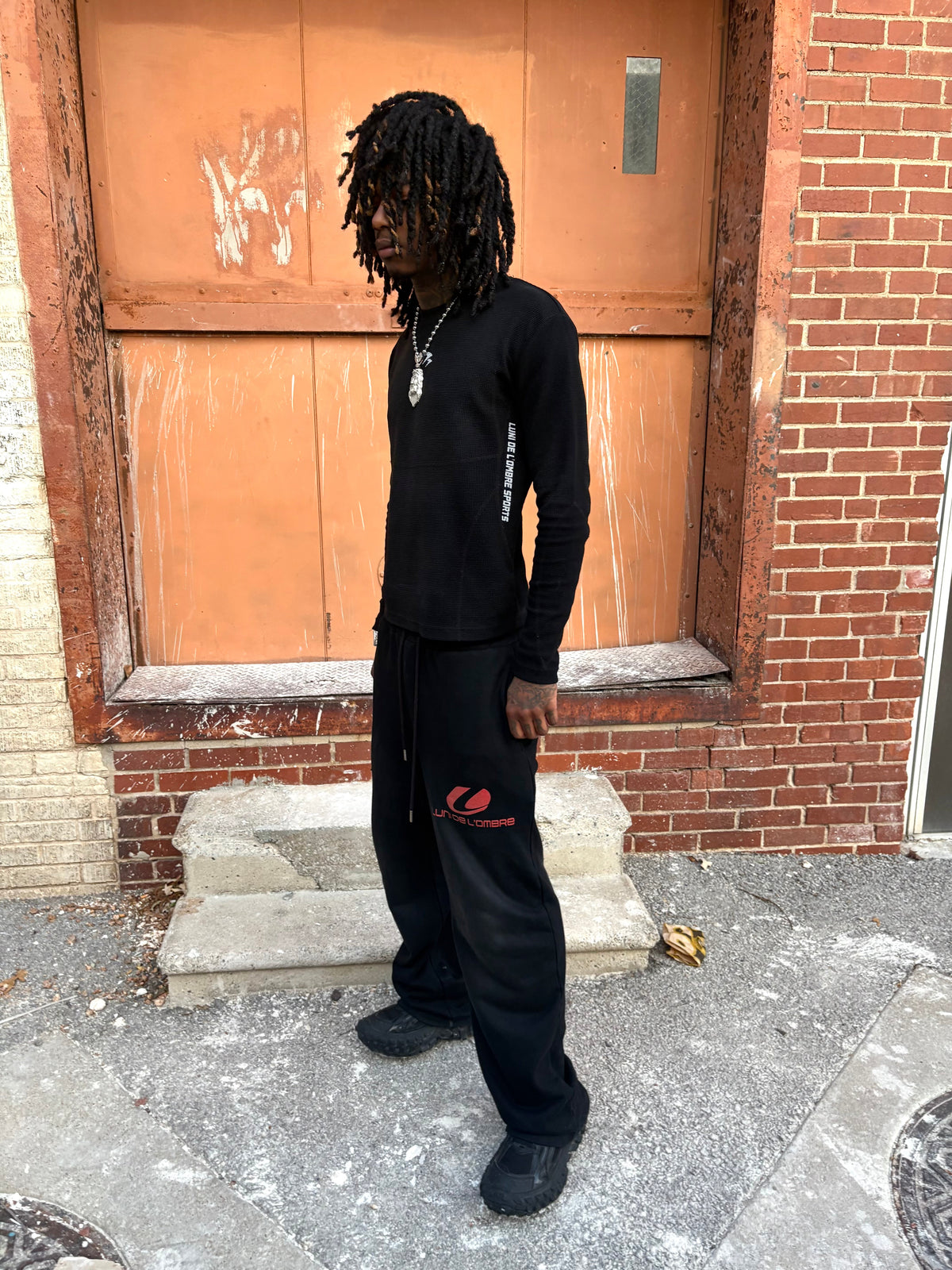 LUNI “TOO FIT” WAFFLE KNIT LONG SLEEVE