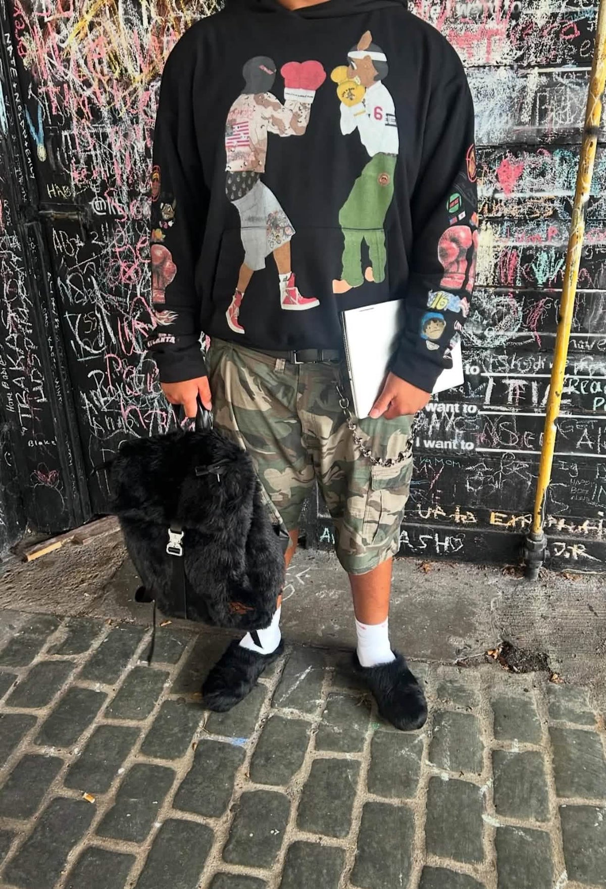 ONYX FUR LUNI BOOK-BAG
