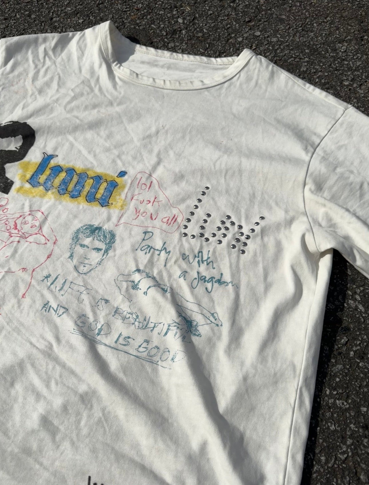 “IDC” WHITE TEE