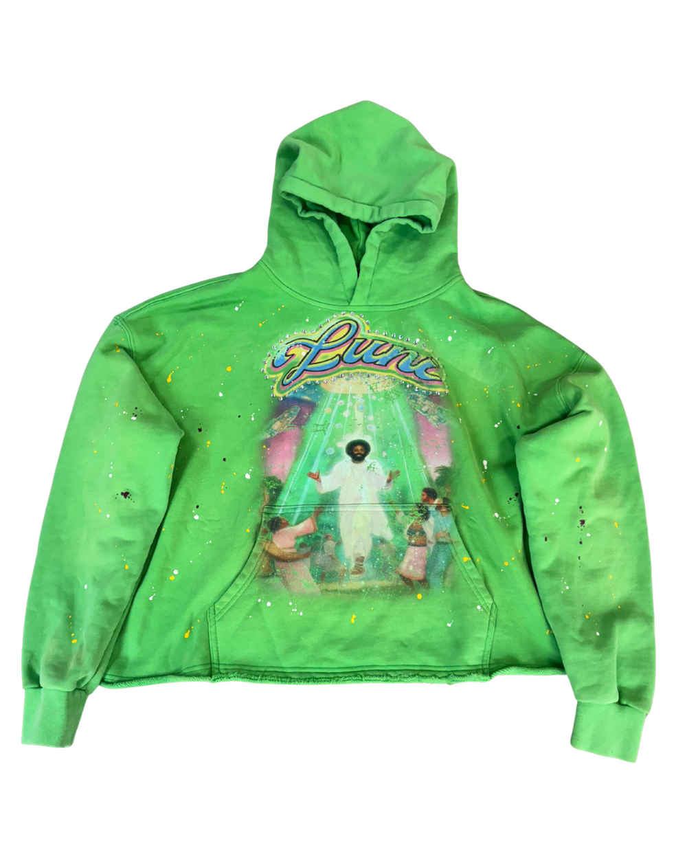 LUNI “YESHUA” GREEN HOODIE