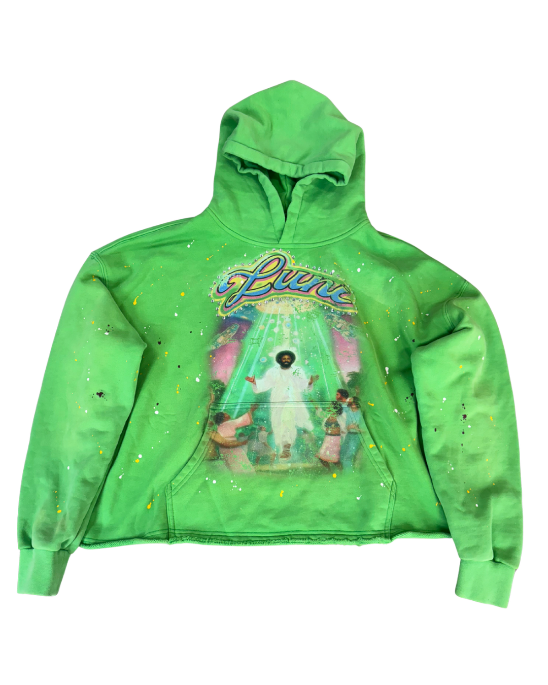 LUNI “YESHUA” GREEN HOODIE