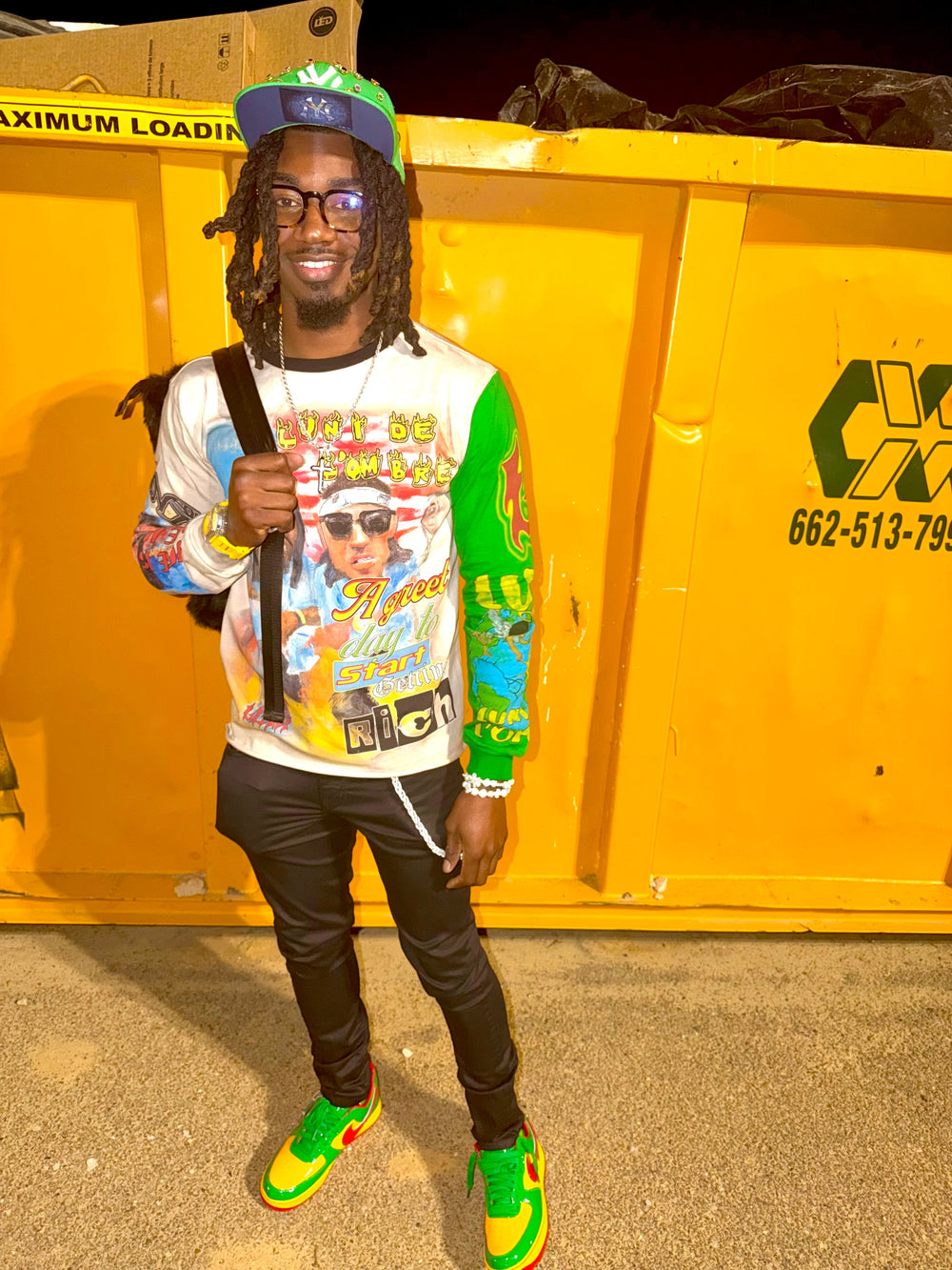 LUNI “THROWED” LONG SLEEVE