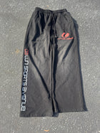 LUNI “ATH” BLACK WASHED SWEATS