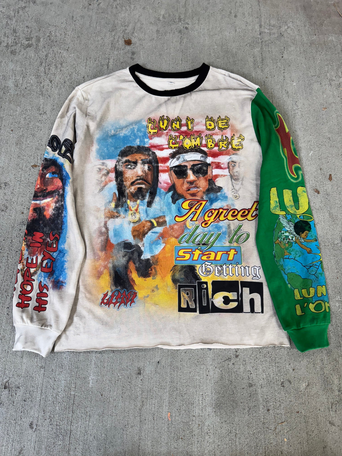 LUNI “THROWED” LONG SLEEVE
